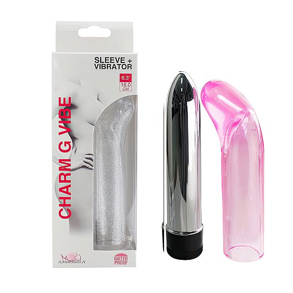 Vibrador Ponto G Multivelocidade com Capa Removível - Aphrodisia (MV039)