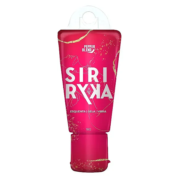 Siri Ryka Gel Comestivel Esquenta Gela E Vibra 18g Pepper Blend