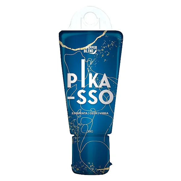 PIKASSO GEL COMESTIVEL ESQUENTA GELA E VIBRA 18G PEPPER BLEND