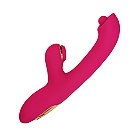VIBRADOR COM BOLINHA PARA PONTO G E ESTIMULADOR DE CLITÓRIS LB 7027