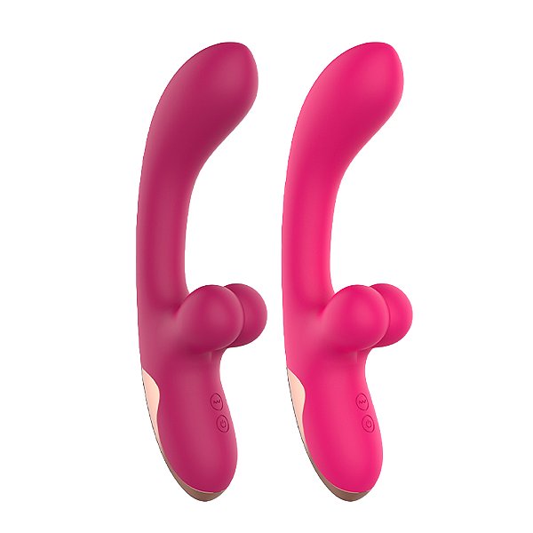Vibrador com Estimulador de Clitóris em Formato de Escroto
