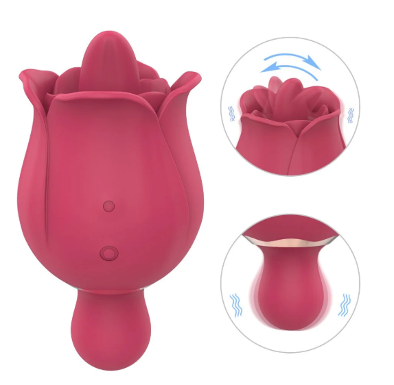 Rosa Ross S361-3 Estimulador de Clitóris com Língua - S-HANDE