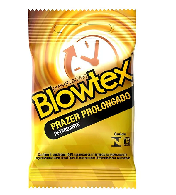 PRESERVATIVO PRAZER PROLONGADO RETARDANTE BLOWTEX