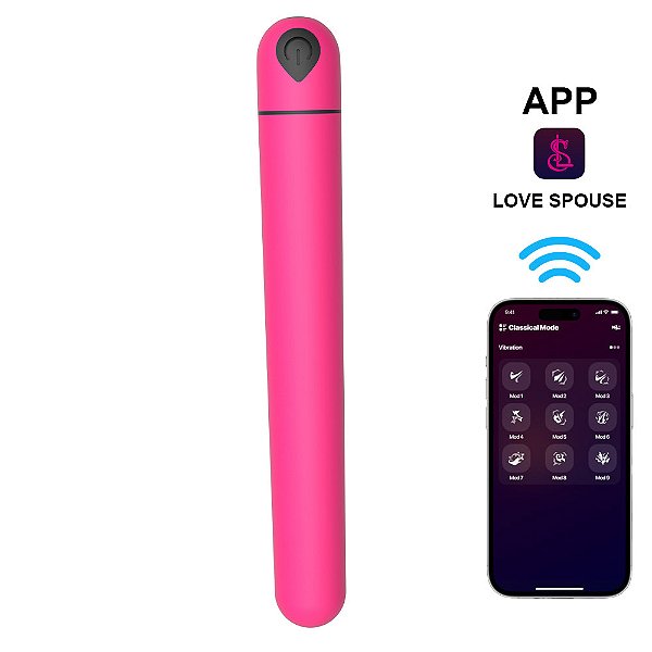 Bullet Wireless com 10 modos de vibração e com Controle Via App - YOUVIBE