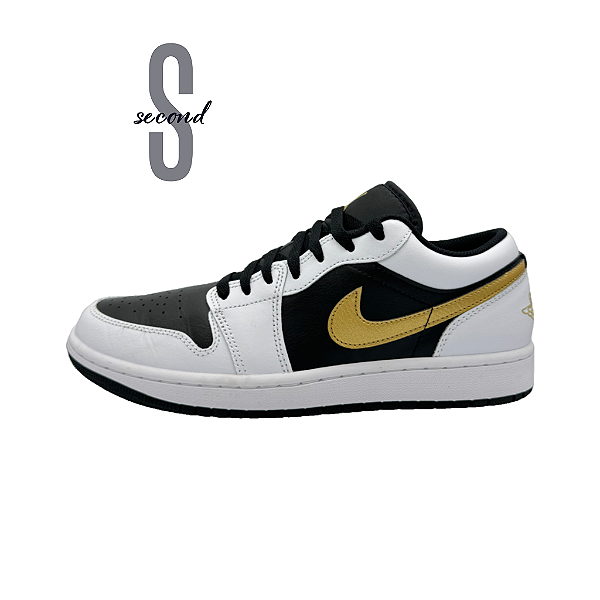 Nike Air Jordan 1 Low Gold Swoosh