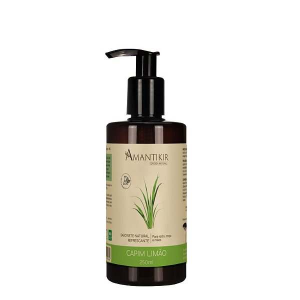 Sabonete líquido Capim Limão 250 ml - Amantikir