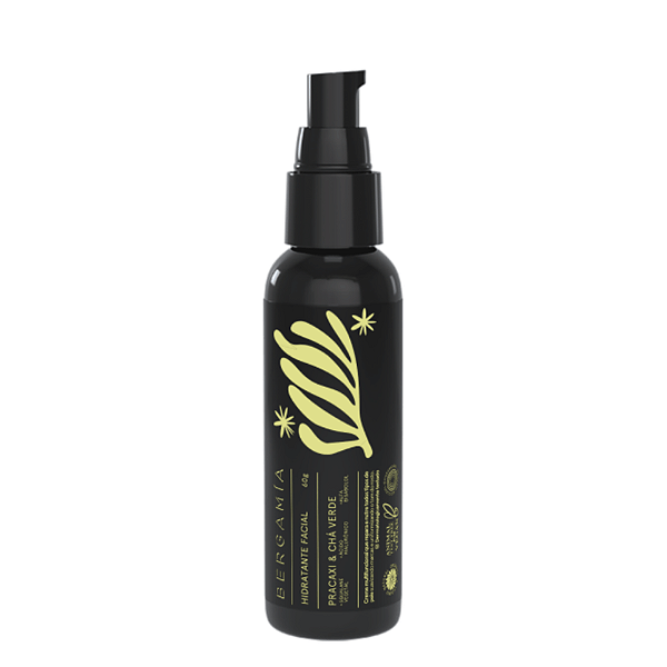 Hidratante Facial Anti-Poluição Pracaxi e Chá-Verde 60g - Bergamia