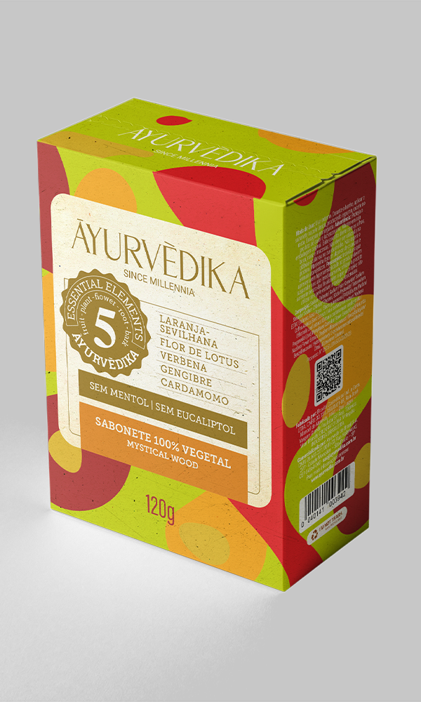 Sabonete 100% Vegetal - Mystical Wood 120g - Ayurvedika