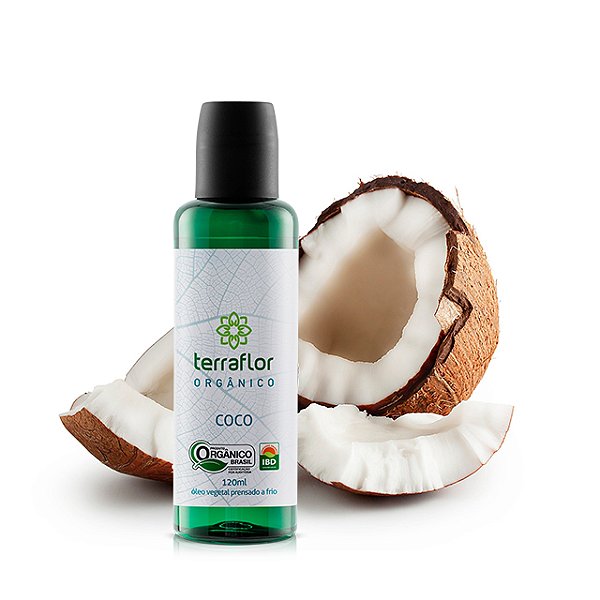 Óleo vegetal - Coco Orgânico 120ml - Terraflor