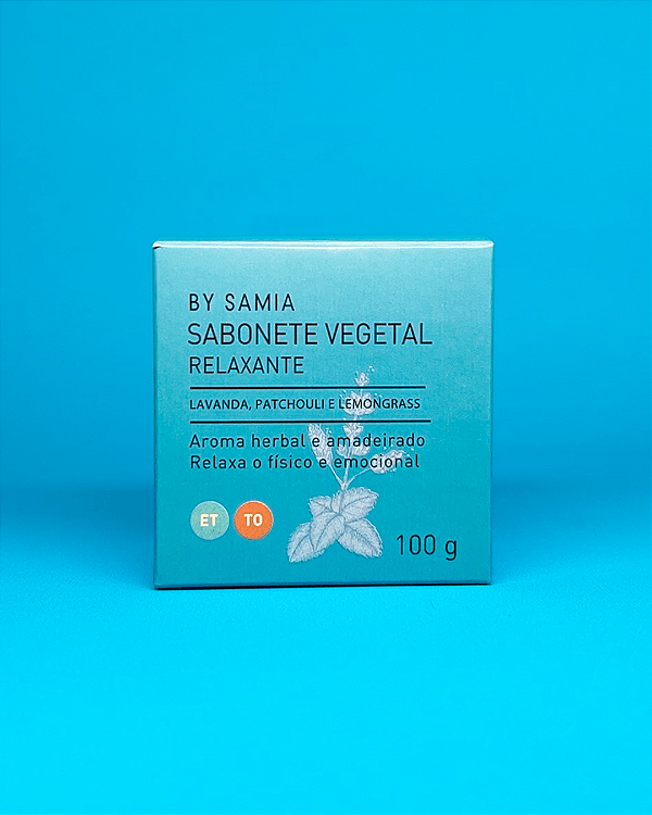 Sabonete em Barra Vegetal Relaxante 100g - By Samia