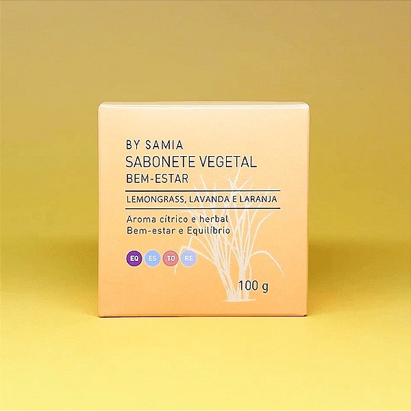 Sabonete em Barra Vegetal Bem-Estar 100g - By Samia