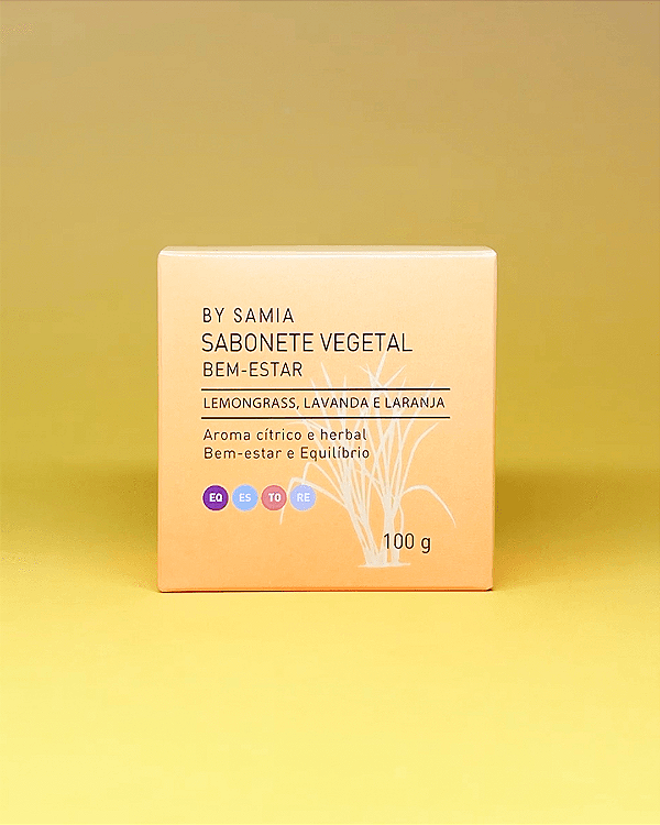 Sabonete em Barra Vegetal Bem-Estar 100g - By Samia