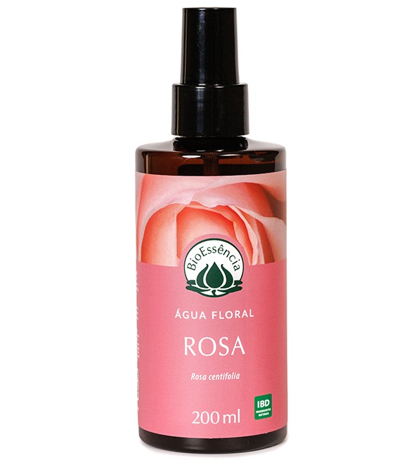Água floral  Rosa 200ml - Bioessencia