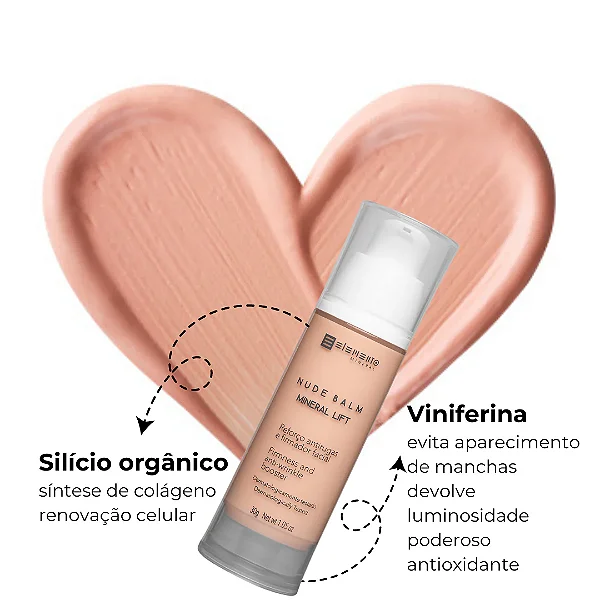 Nude Balm Mineral Lift 30g - Elemento Mineral