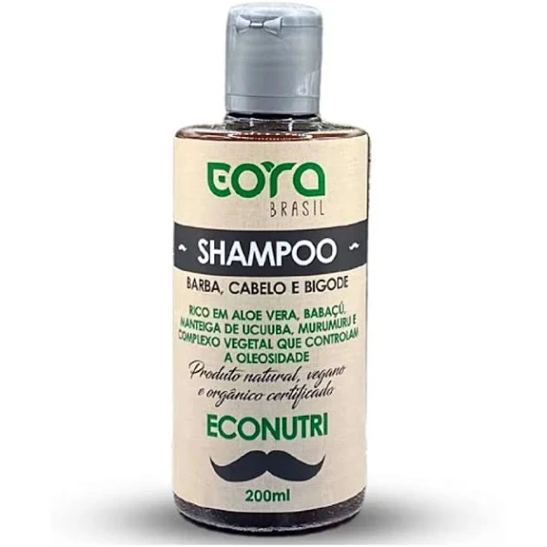 Shampoo para barba, cabelo e bigode 200ml - Eora