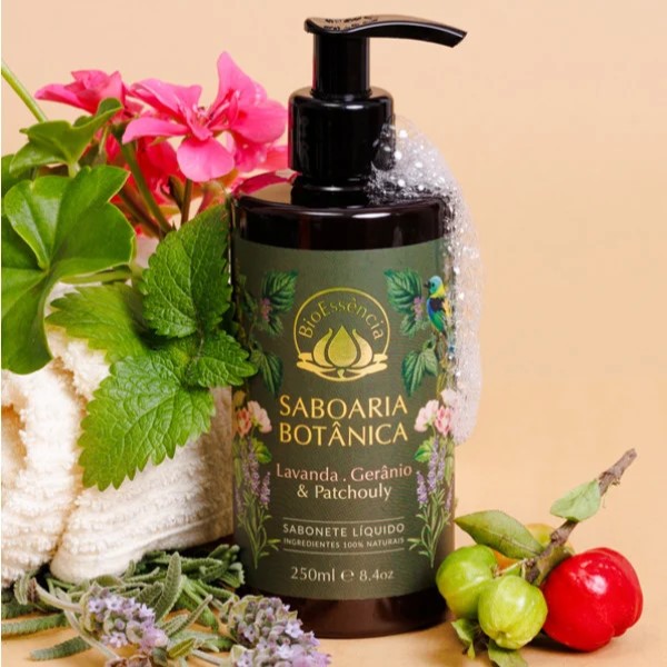 Sabonete líquido - Saboaria Botânica 250ml - Bioessência
