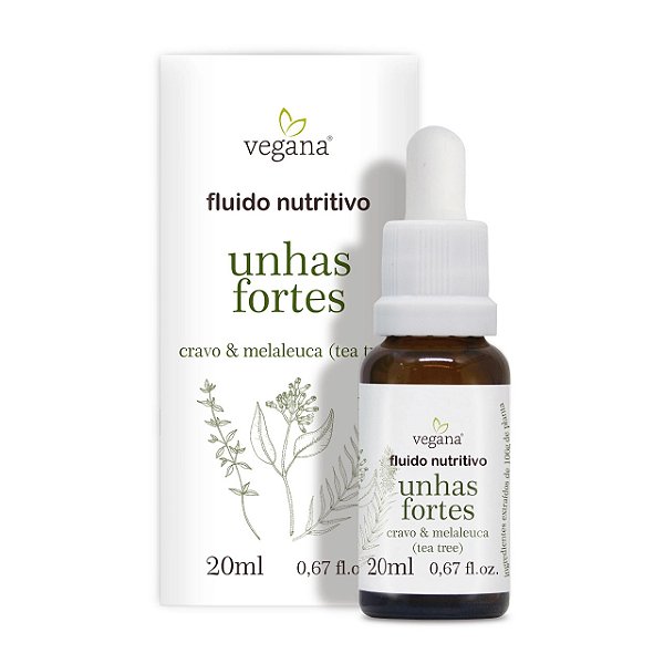 Fluído Nutritivo para Unhas Fortes 20ml - Vegana Wnf