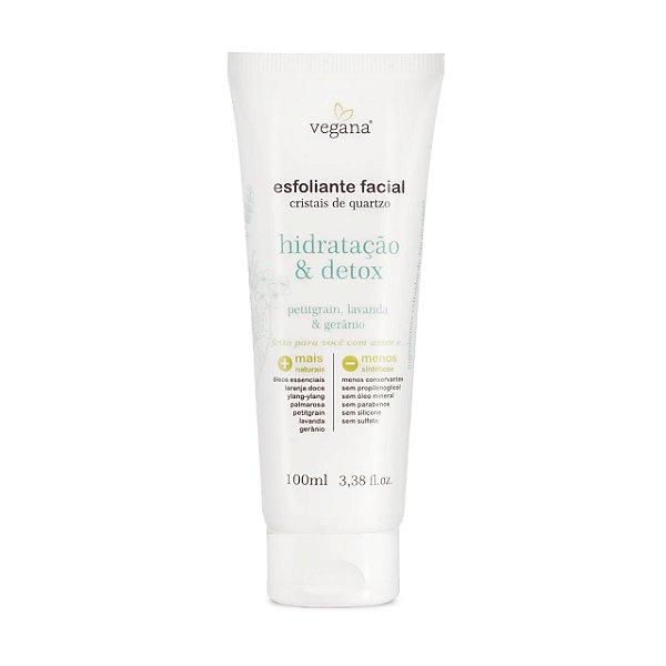 Esfoliante facial hidratação e detox 100ml - Vegana Wnf