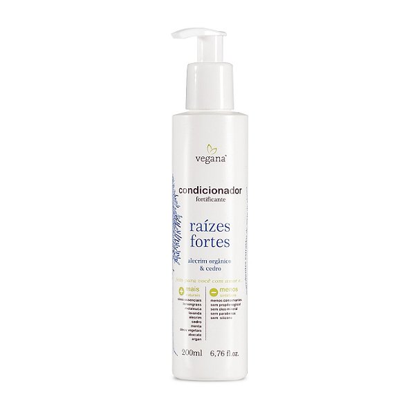 Condicionador Raízes Fortes - Alecrim orgânico e Cedro 200ml - Vegana Wnf