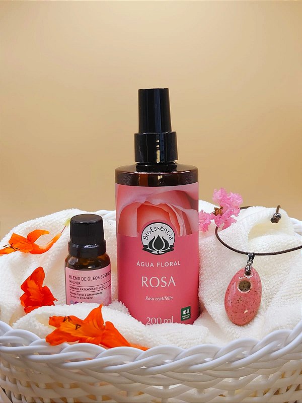 Kit com colar difusor Gerânio