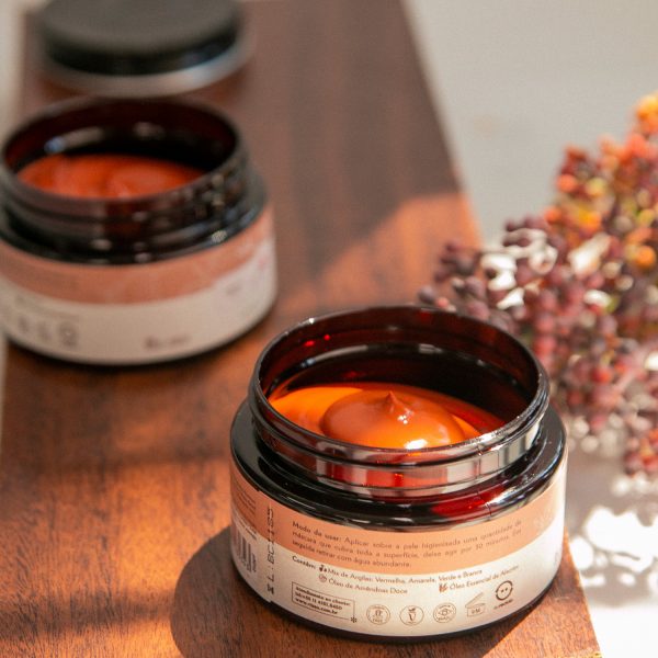 Máscara facial Mãe Terra -  4 Argilas 85g - Visso