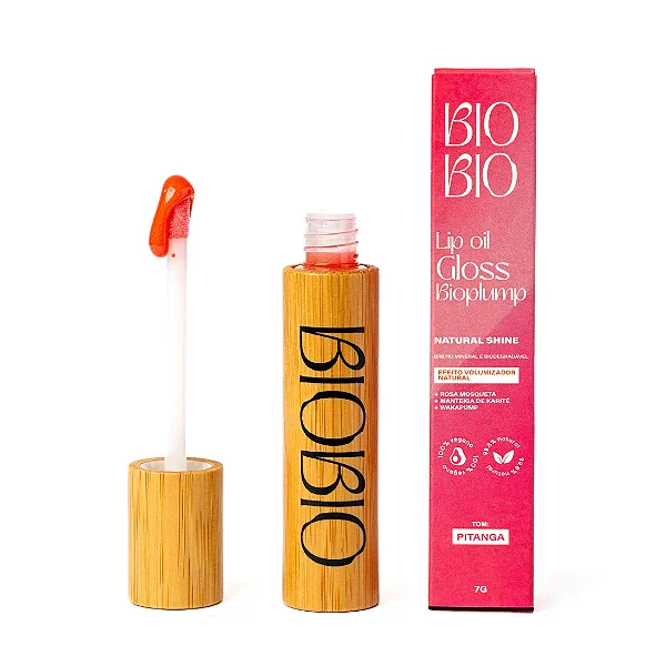 Lip Oil Gloss Bioplump Pitanga 7g - Biobio
