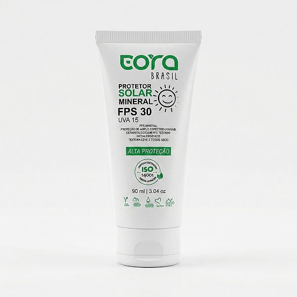 Protetor Solar Mineral FPS 30 UVA15 90ml - Eora