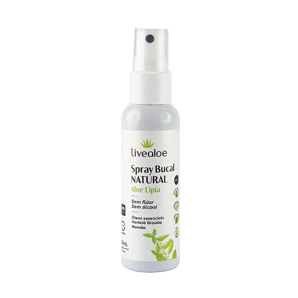 Spray Bucal Aloe Lippia 60ml - Livealoe