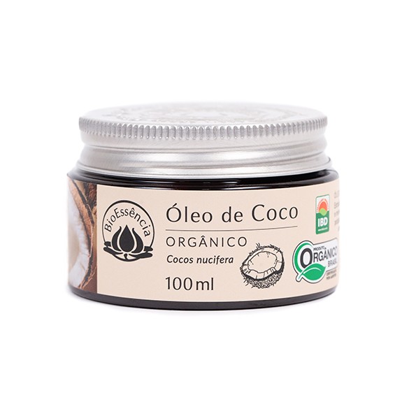Óleo Vegetal de Coco Orgânico 100ml - Bioessencia