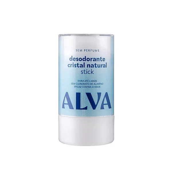 Desodorante Cristal Stick Vegano 120g - Alva - Dura até 2 anos
