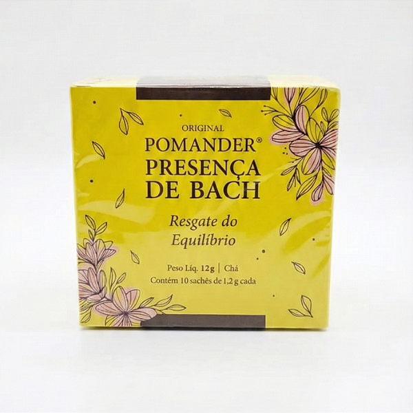 Pomander Chá Presença de Bach Resgate do Equilíbrio