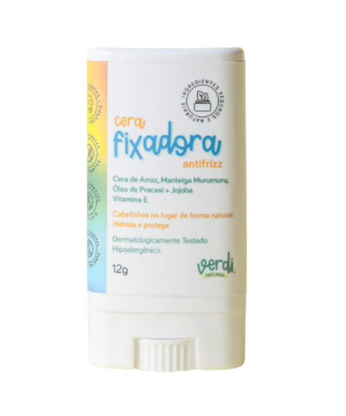 Cera Fixadora Antifrizz Infantil Natural 12g - Verdi
