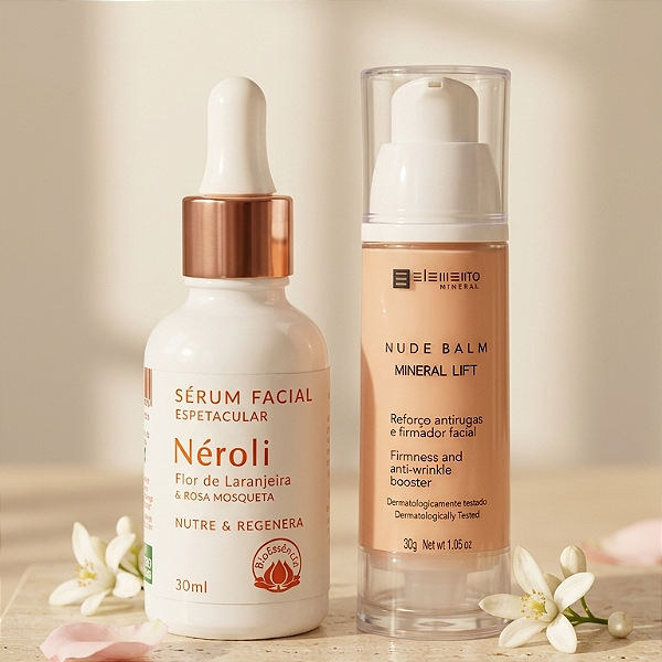 Kit Anti-idade: Nude Balm Mineral Lift + Sérum Facial Néroli