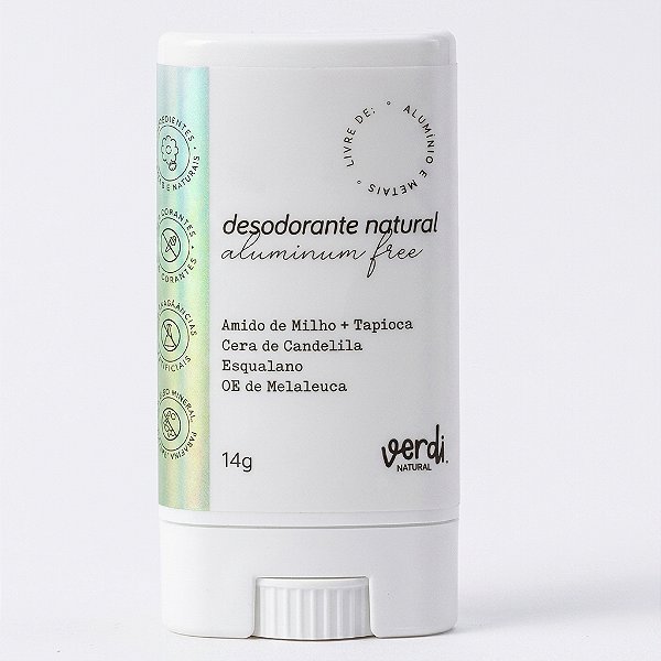 Desodorante Stick Natural Sem Aluminiog - Verdi