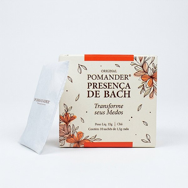 Pomander Chá Presença de Bach - Transforme seus medos - 10 saches