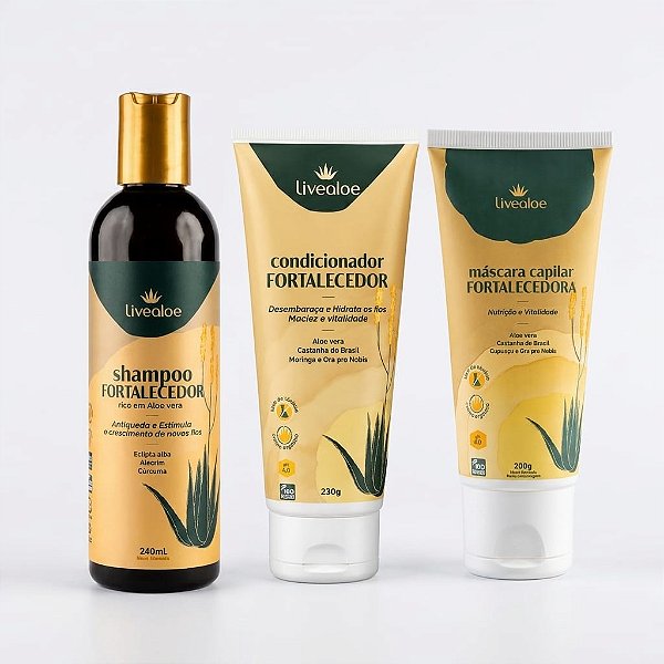 Kit Fortalecedor para cabelos - Livealoe
