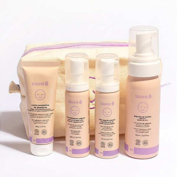 Kit de Cuidados naturais para Recém nascido - Souvie