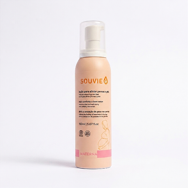 Loção para aliviar pernas e pés Materna 150ml - Souvie