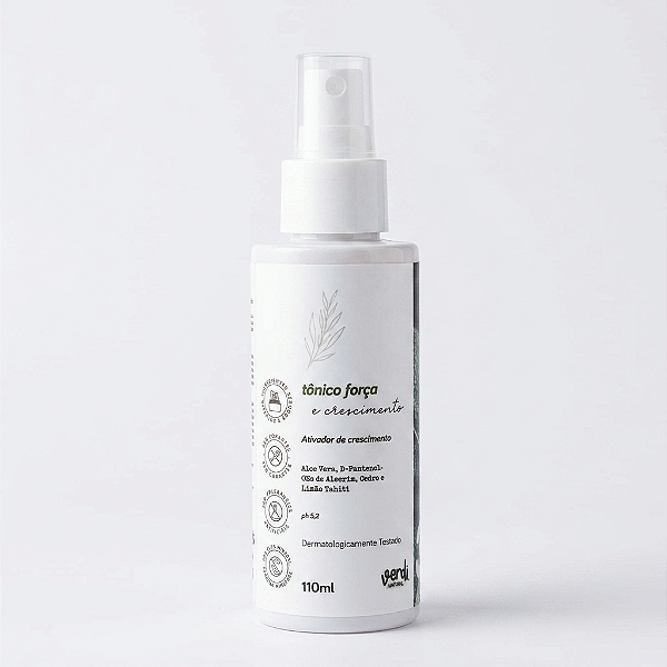 Tônico Natural para Força e Crescimento Capilar 110ml - Verdi
