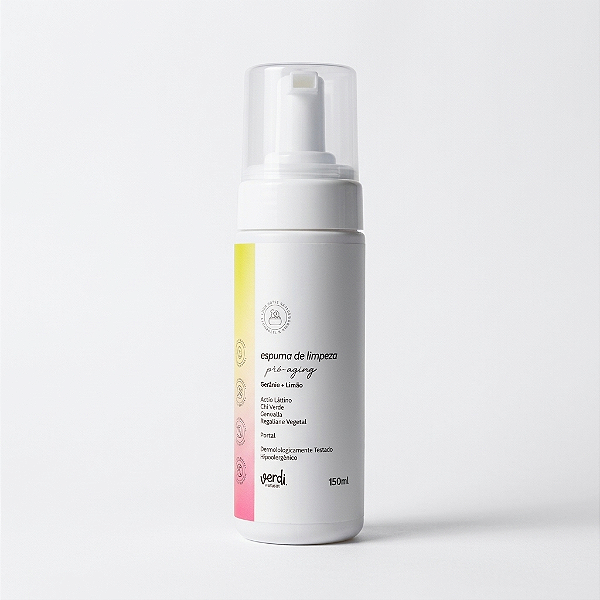 Espuma de Limpeza Facial Natural Pró-Aging 150ml - Verdi