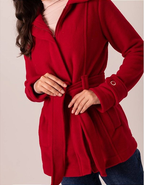 Casaco Soft - Vermelho M