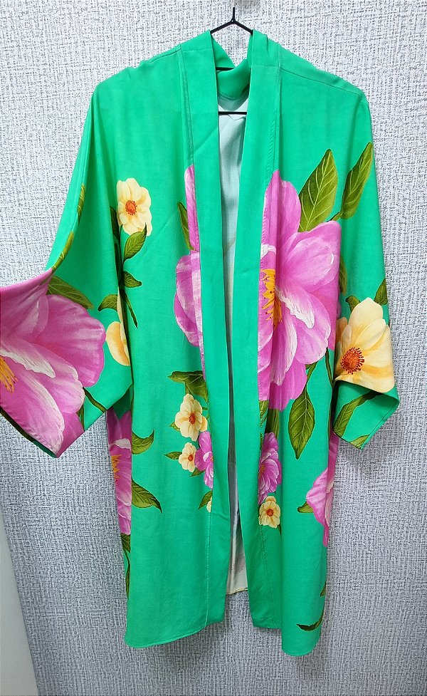 Kimono Flora Verde -G