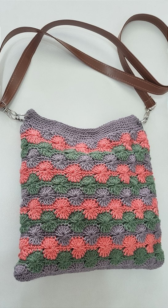 Bolsa Primavera Crochê