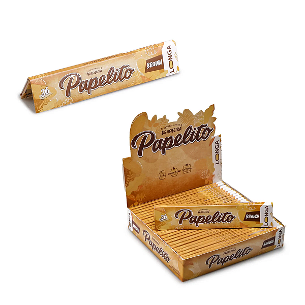Seda Brown King Size - Papelito