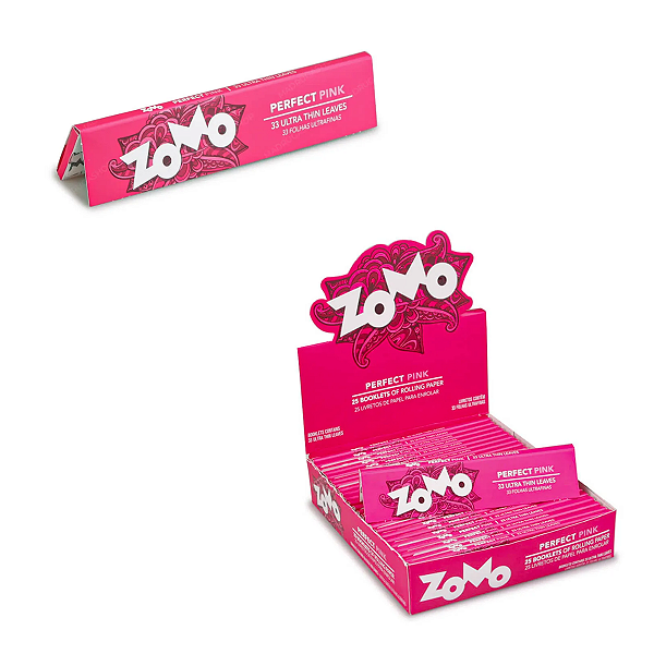 Papel para Cigarro Perfect Pink King Size - Zomo