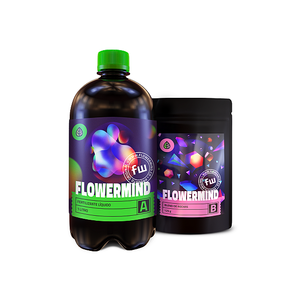 Kit Nutrição M 1 Litro + 125 g - Flowermind