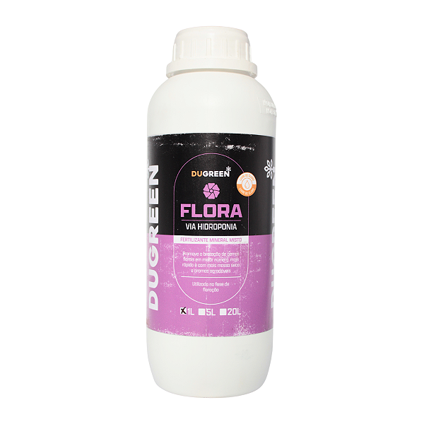 Fertilizante Flora Via Hidroponia - Dugreen