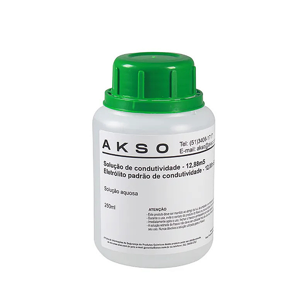 AK4524 - Solução de Condutividade 12,88ms/Cm (250mL)