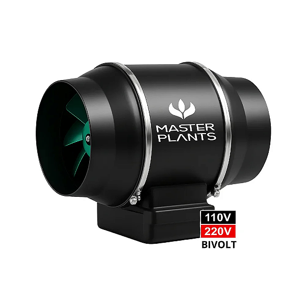 Exaustor Turbo Bivolt - 150mm - 75W - Master Plants