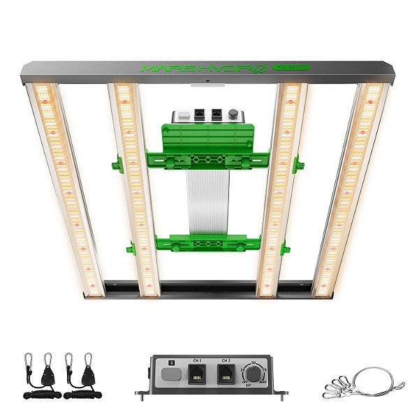 Luminária LED Grow FC-E3000 300W Bridgelux para Estufa 100x100cm - Mars Hydro